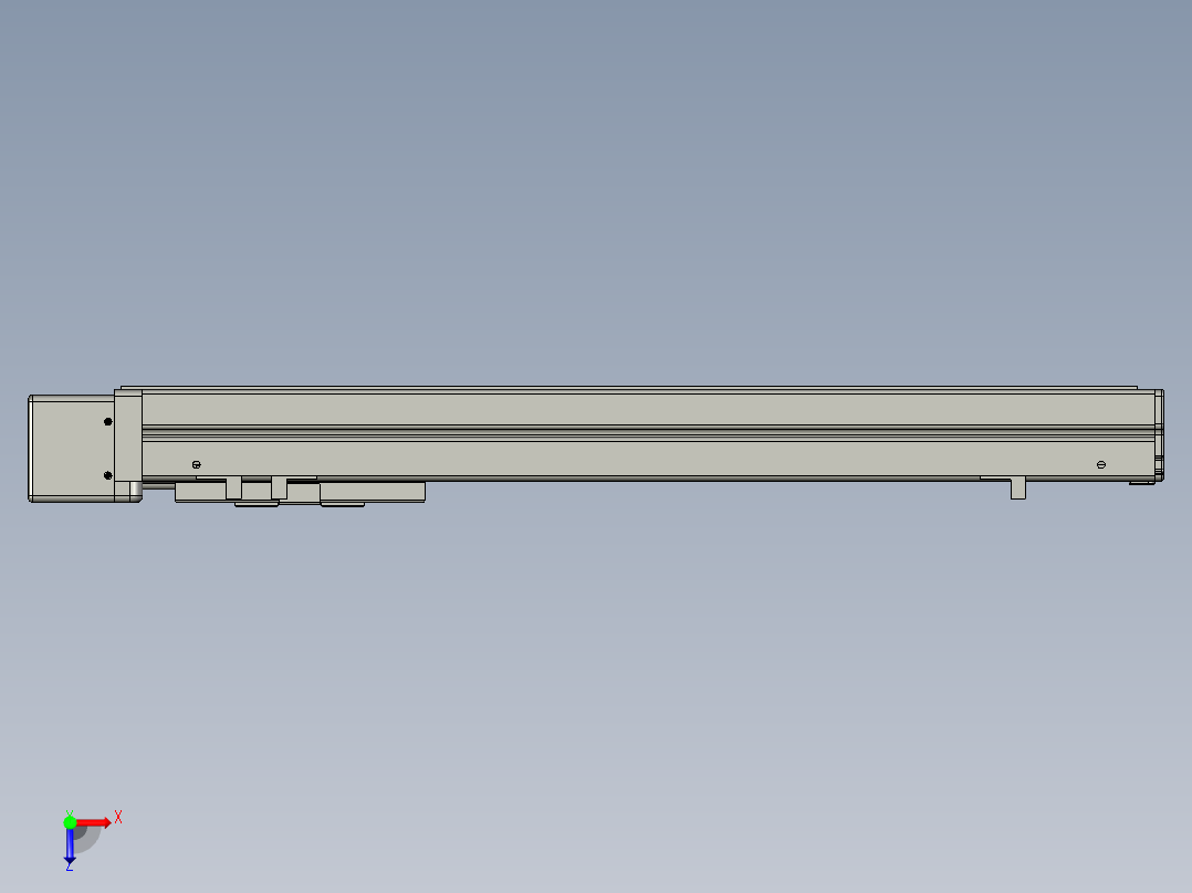 VF丝杆传动-一般环境VT6-S320-BL俯视图