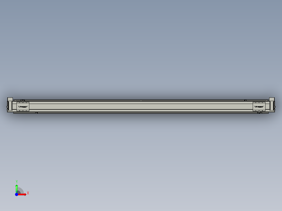 威洛博双电机滑台-VBC14S2-L50-S2800-BU-P40-C6前视图