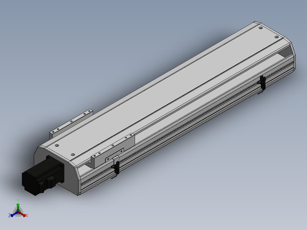 精密模组MY170-T10-550L-BC-P40B-C4-C正等轴测图