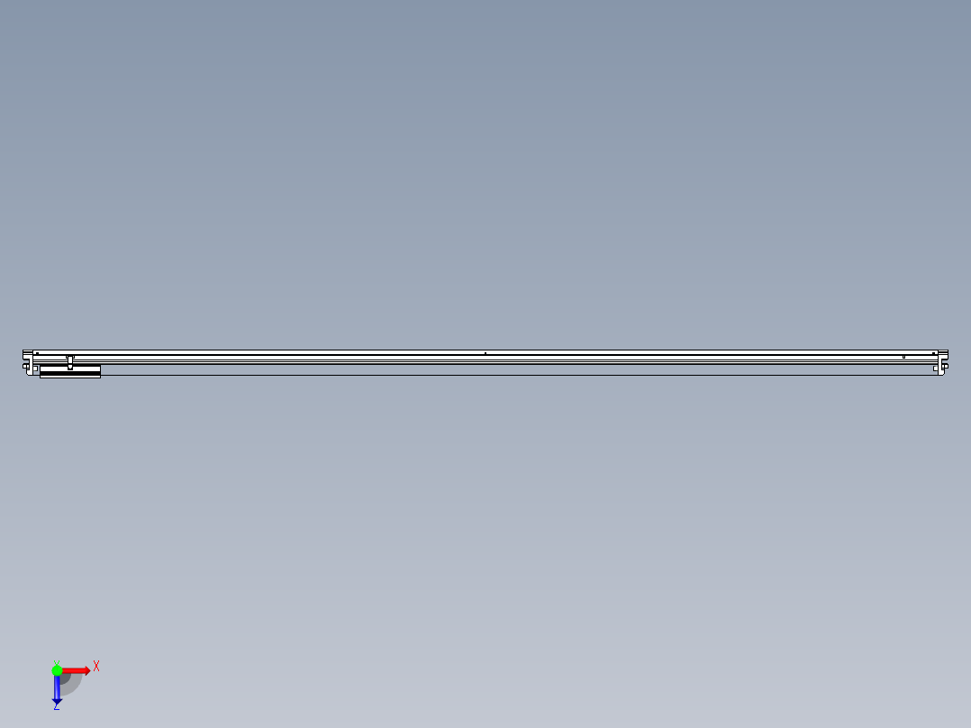 威洛博VL系列直线电机模组-VL22H3-S2900俯视图