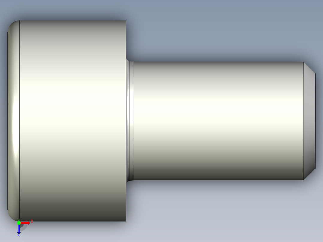 螺钉-DIN_912-M5x8.stp俯视图