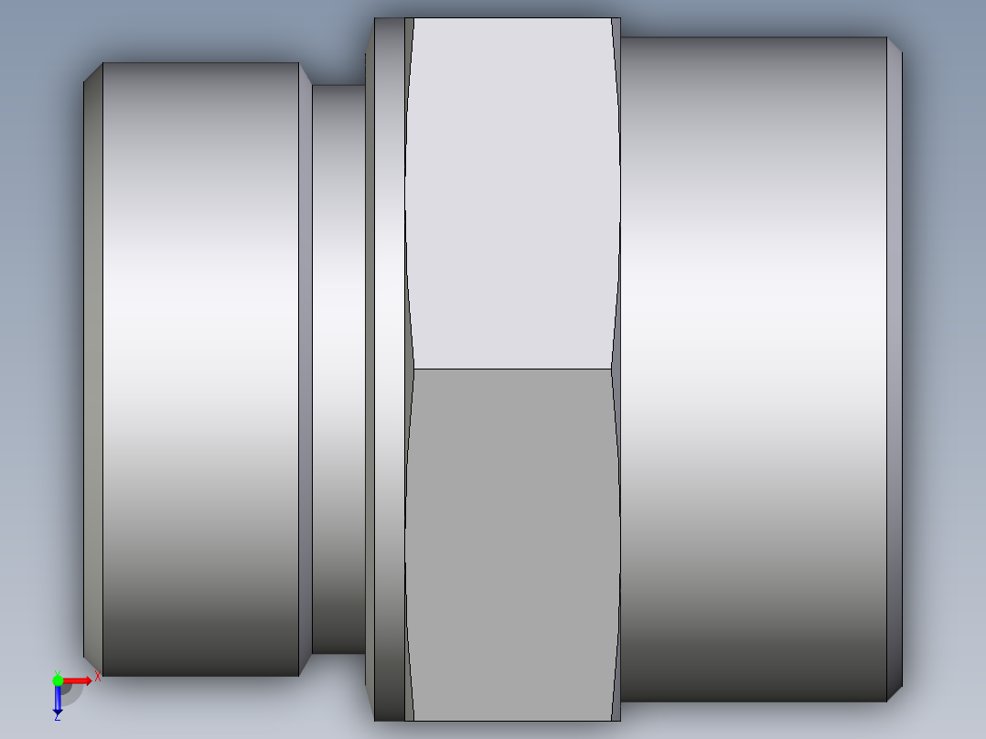 卡套式工业通用硬管接头EO_Male_Stud_connector_GE38SMCFX俯视图