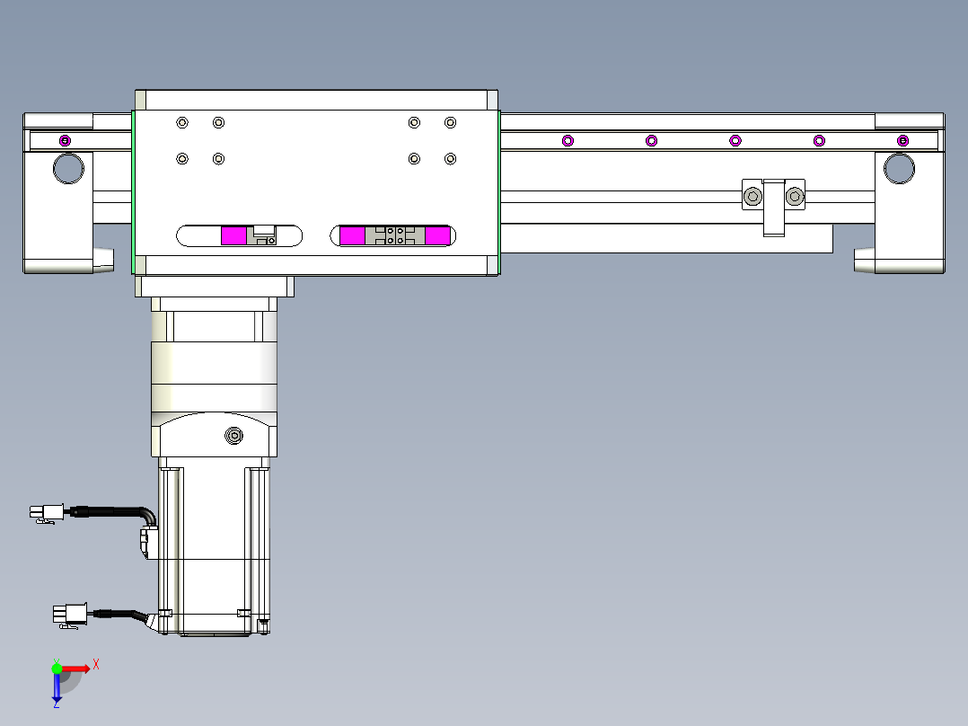 威洛博VG 系列模组VG8Z-L50π-S240-BC-ZP75B-C3-K俯视图