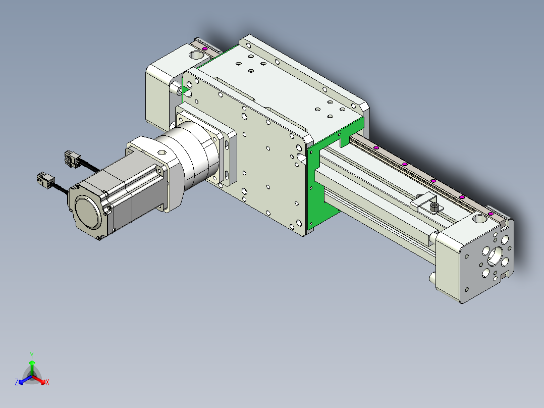 威洛博VG 系列模组VG8Z-L50π-S240-BC-ZP75B-C3-K正等轴测图