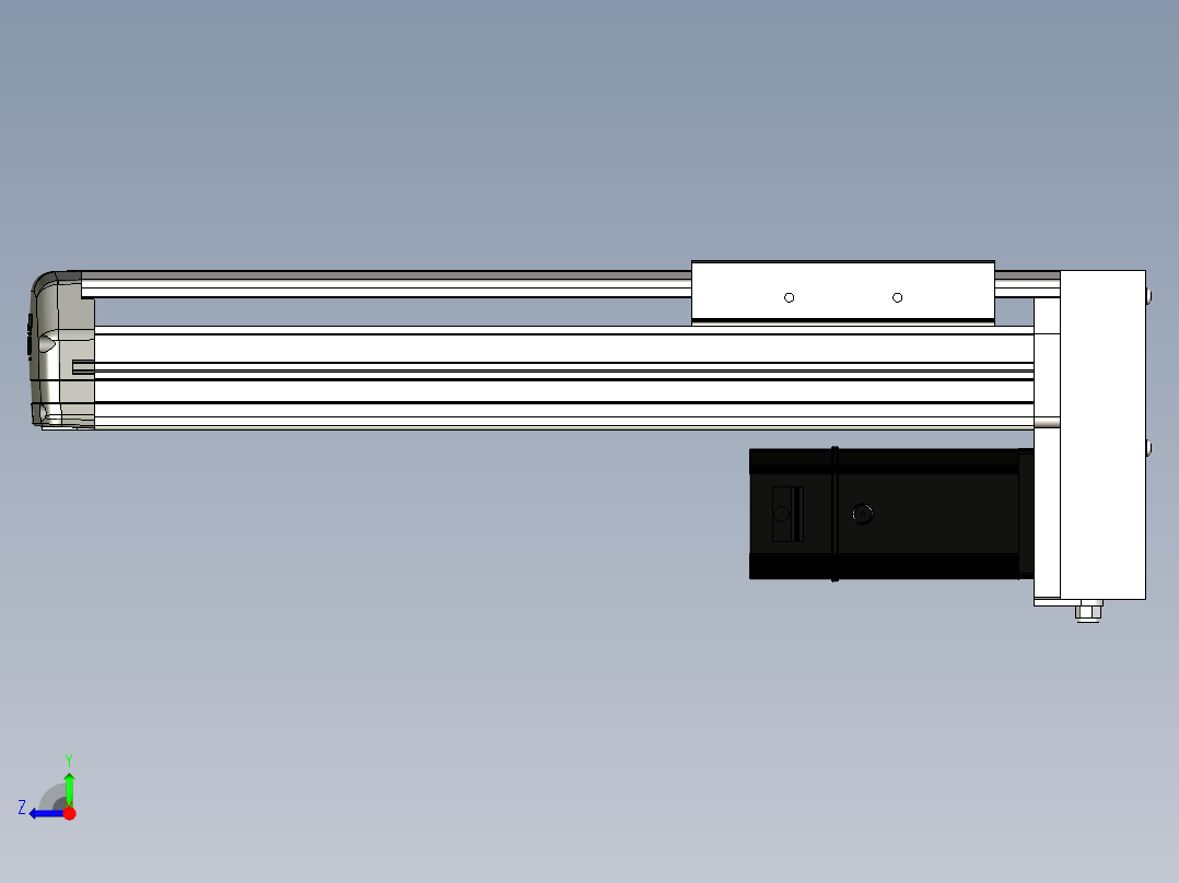 Toyo东佑达直线模组-ETH14-250-BM-200W+煞車右视图