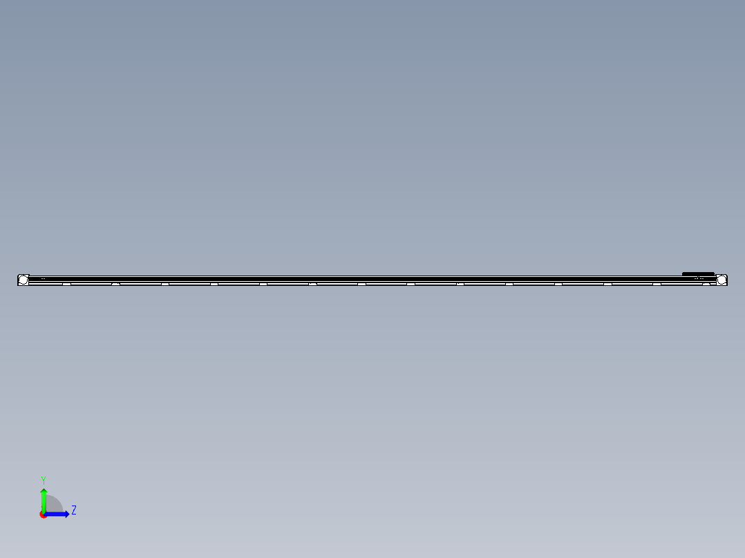 同步带滑台-欧规B8-L176-S5300-L-ZP40-D3-N5左视图