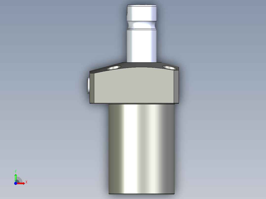 KOSMEKLHS0400-GR-F多系列多零件图纸模型前视图