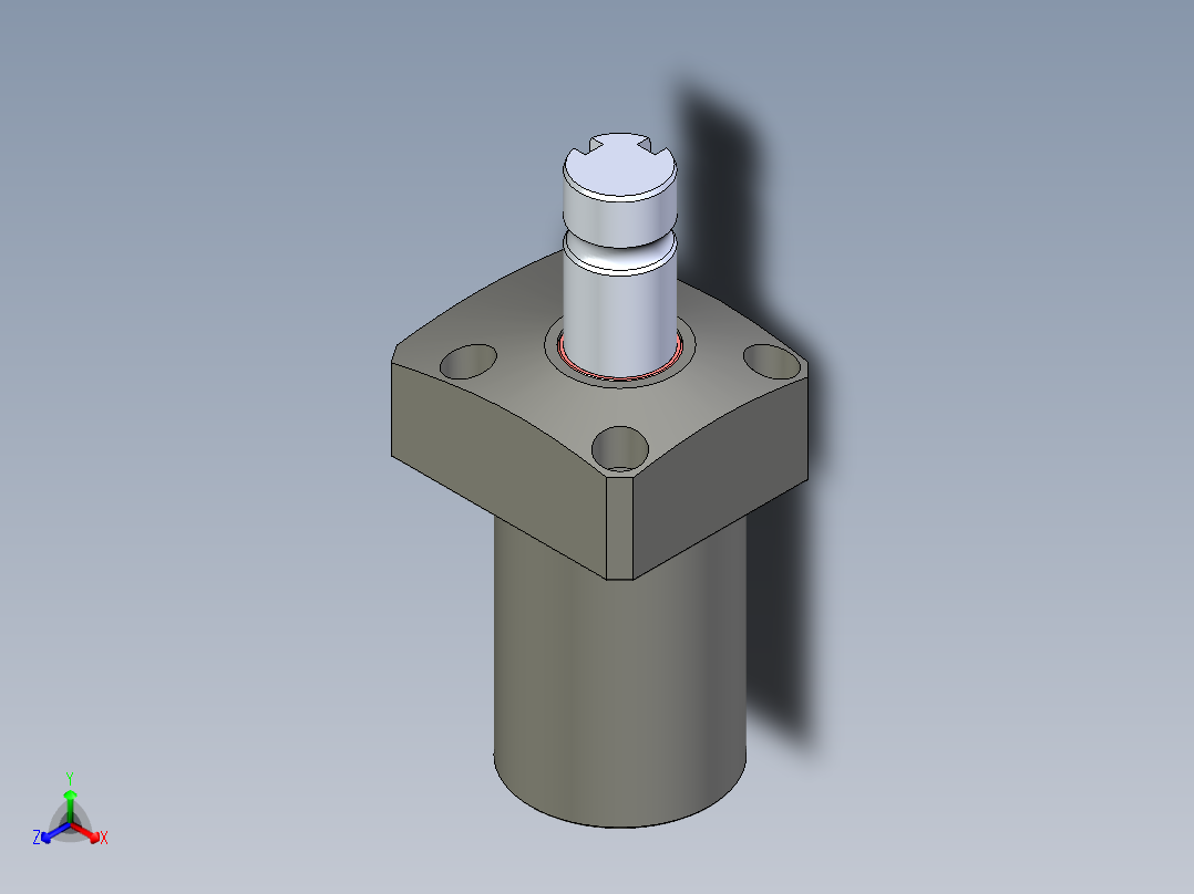 KOSMEKLHS0400-GR-F多系列多零件图纸模型正等轴测图
