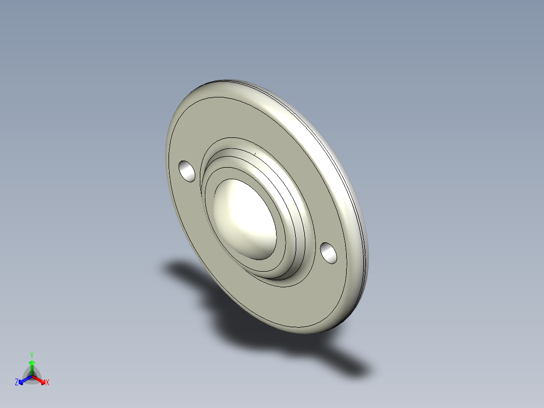 萬向滾珠51-3D多系列多零件图纸模型正等轴测图