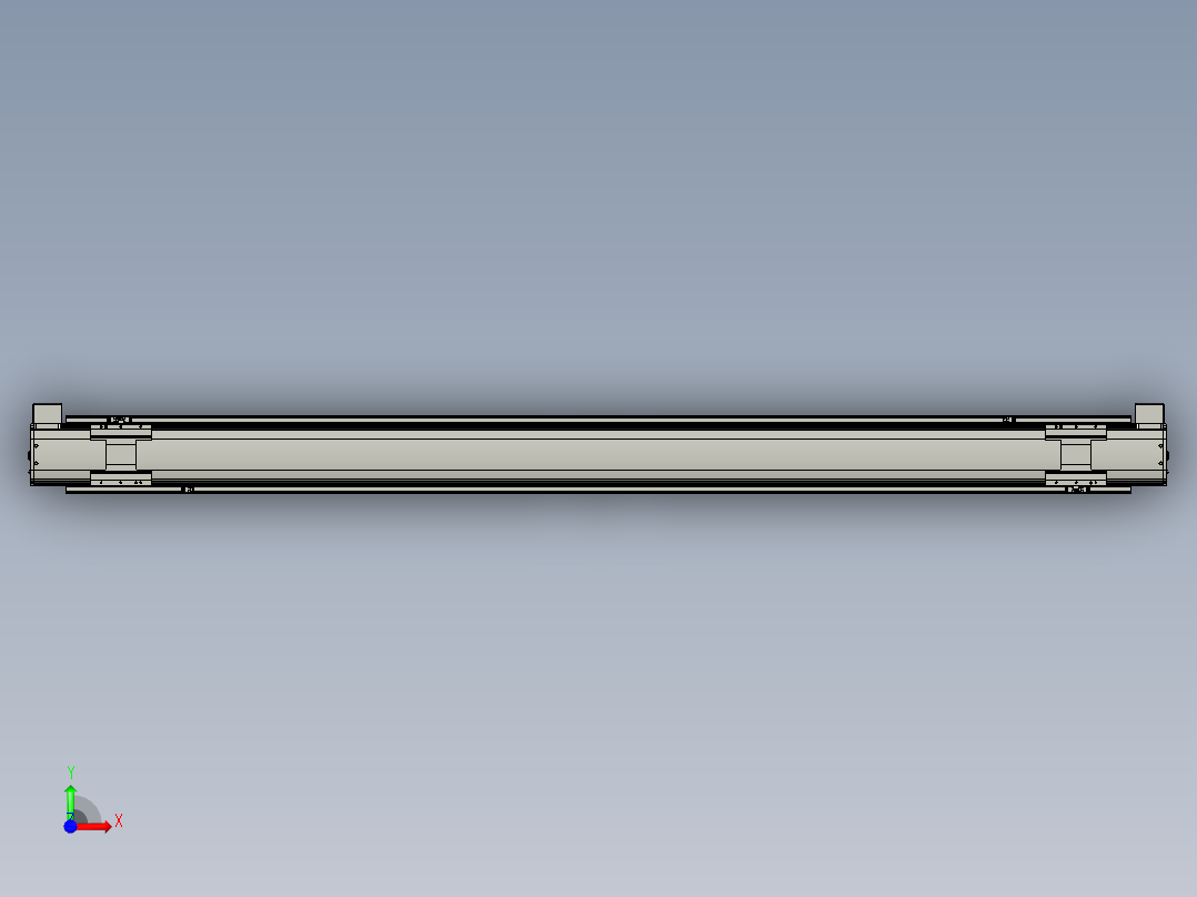 威洛博双电机滑台-VBF14S2-L50-S2000-BD-P40-C6前视图