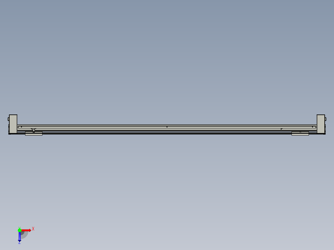 威洛博双电机滑台-VBF14S2-L50-S2000-BD-P40-C6俯视图