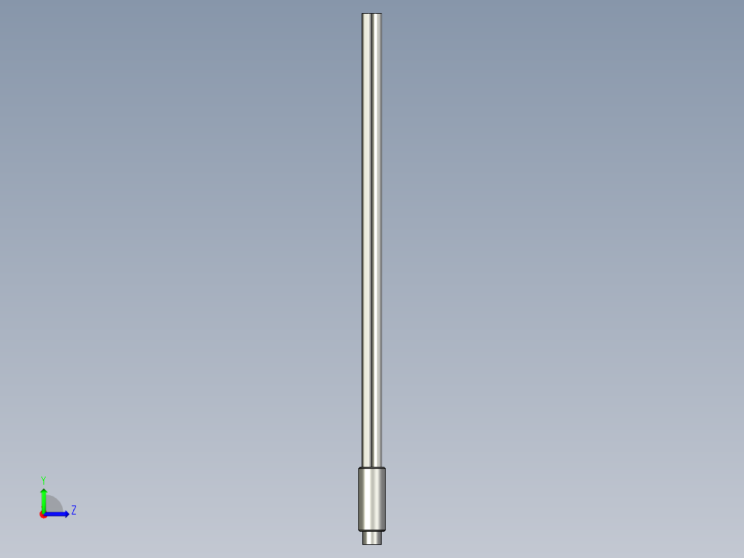 基恩士FU-85A_kc图纸模型左视图