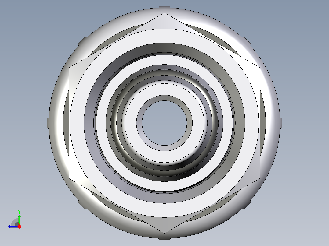 CA46系列-24°轻型直头右视图