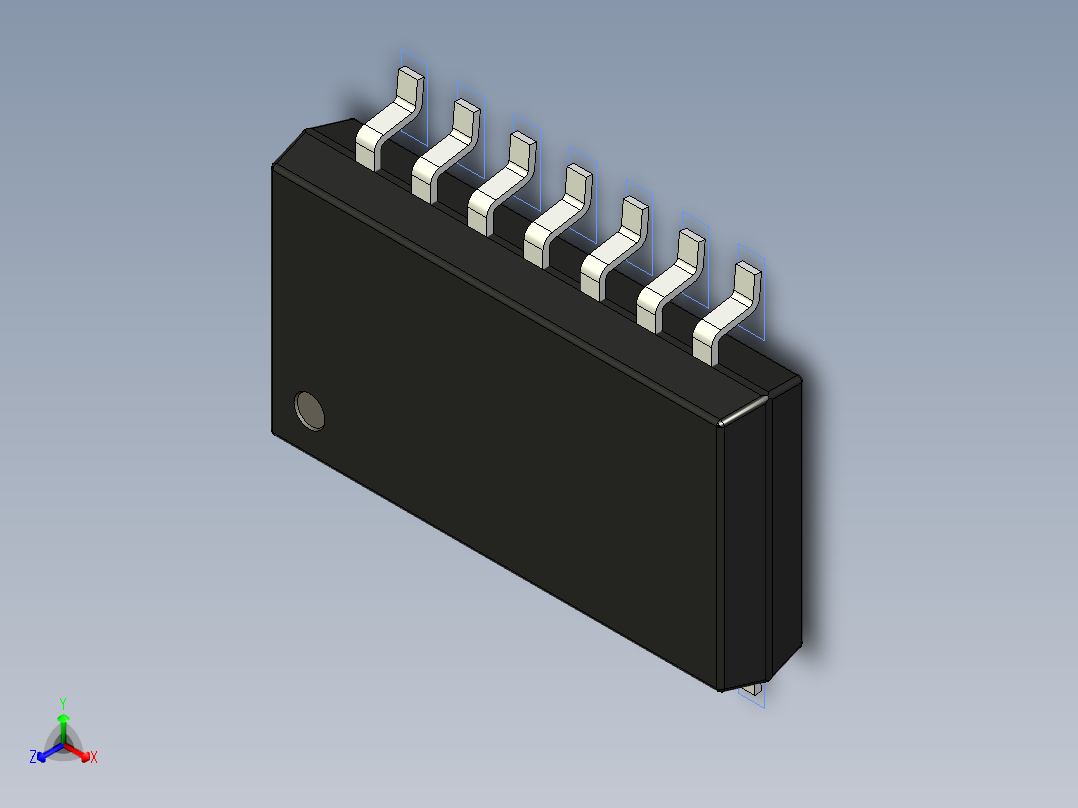 TI_NS_R-PDSO-G14正等轴测图