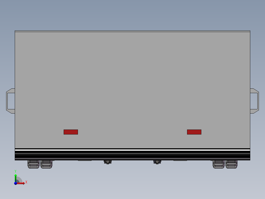 AGV智能车设计前视图