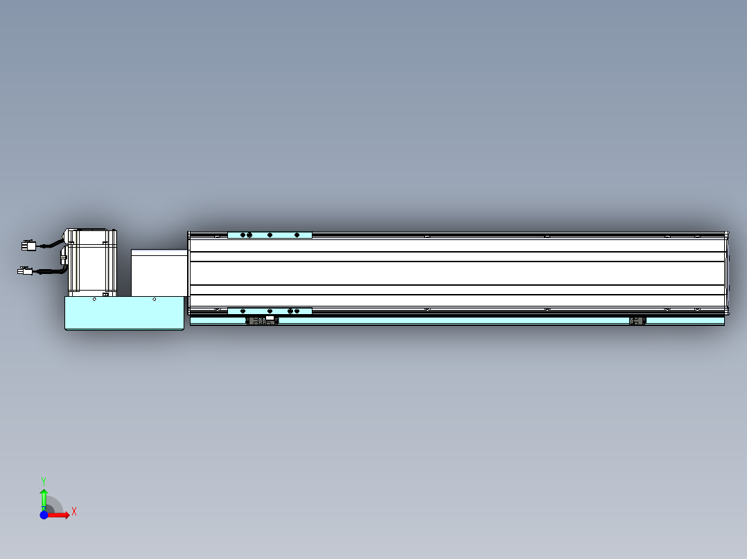 威洛博VBF同步带传动一般环境VBF14-L45-S600-BL-ZP75-C3前视图