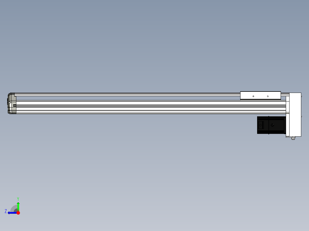 Toyo东佑达直线模组-ETH14-750-BM-200W右视图