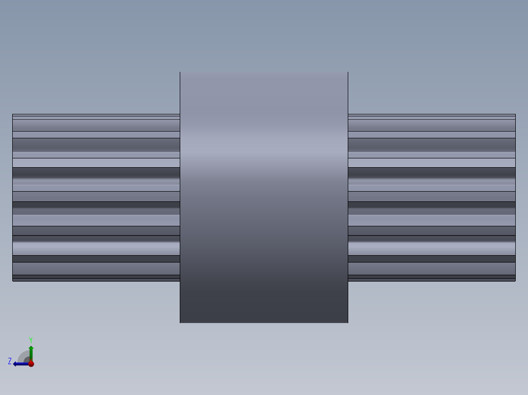 花键连接器右视图