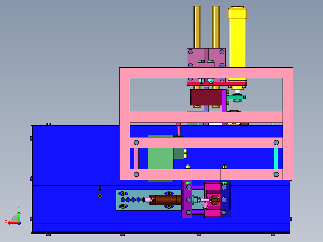 锯片锯齿磨齿打磨机后视图