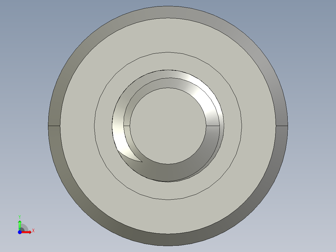 超薄型内六角螺钉-Ultra Low Profile Socket Head Screws 10-32 Thread Size in Long.STEP前视图
