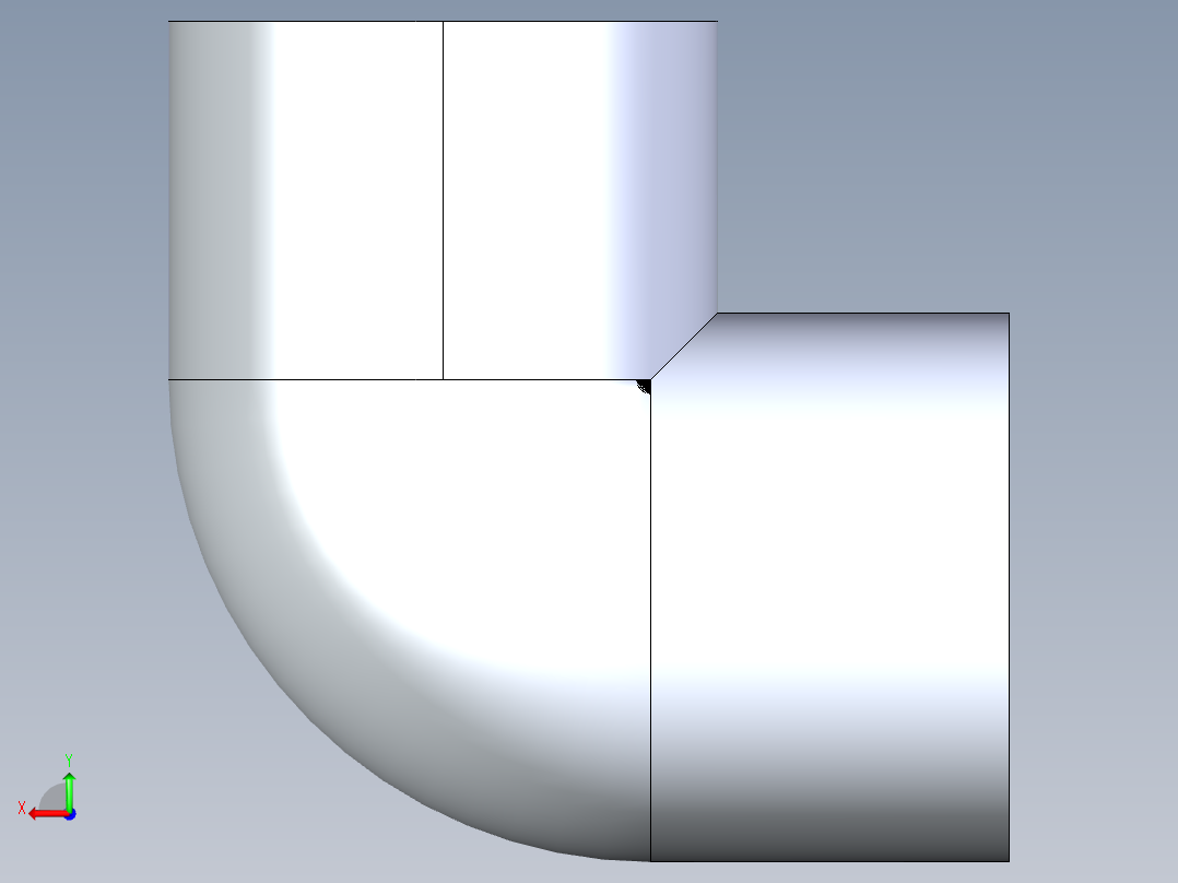 CPVC管件05-Sch80_90Elbow_SxS_9806-015 _1.5in后视图