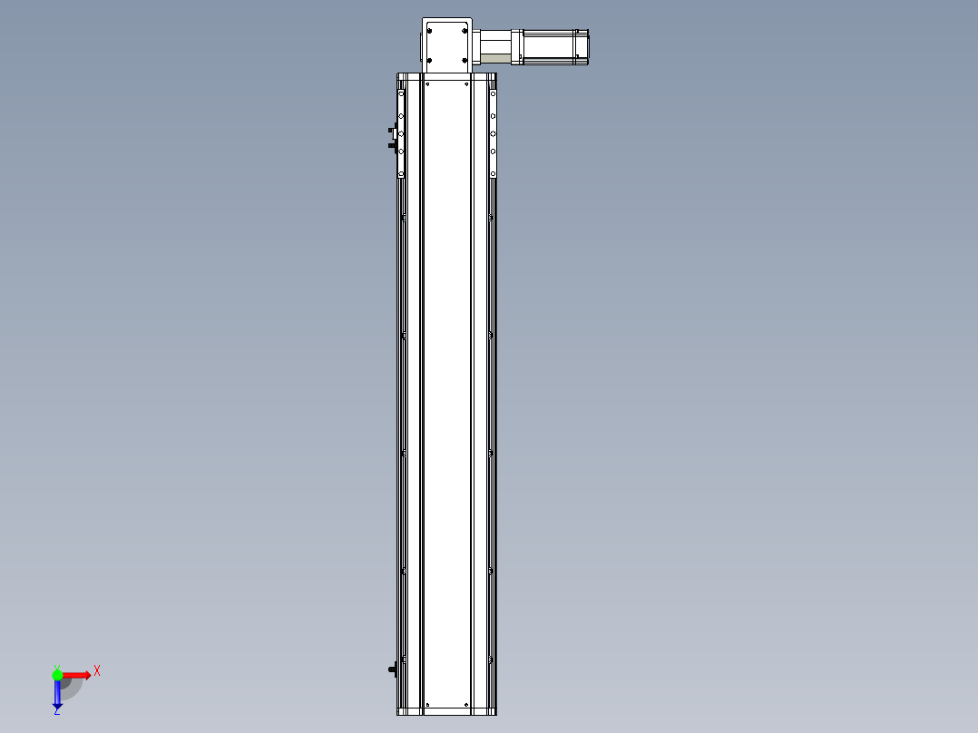 东锦同步带传动-直线滑台模组DH170B-L150-S800-BL-P400W-C3俯视图