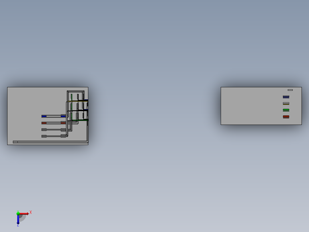 装配始端俯视图