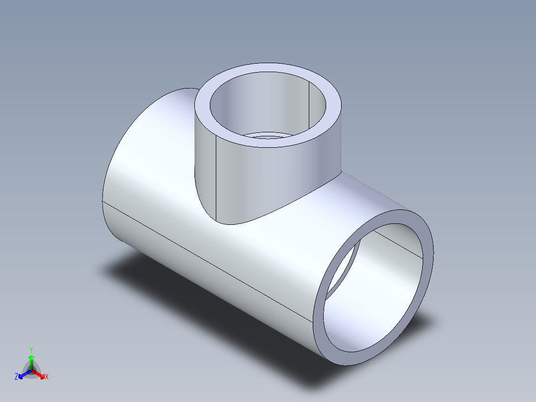 聚氯乙烯配件02-Sch80_ReducingTee_SxSxS_801-292_2.5in x 2in