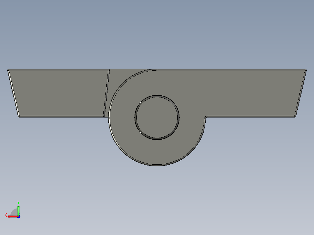 鋁合金蝶型鉸鏈(A)5570-3D多系列多零件图纸模型后视图