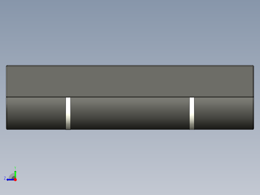 鋁合金蝶型鉸鏈(A)5570-3D多系列多零件图纸模型右视图