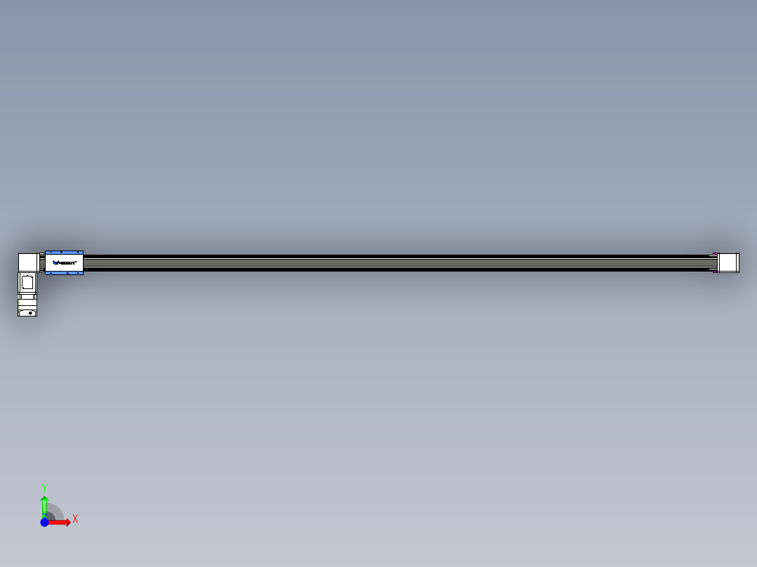 威洛博LB.GB同步带传动--欧规系列GB8-L192-S3000-BL-P75-K前视图