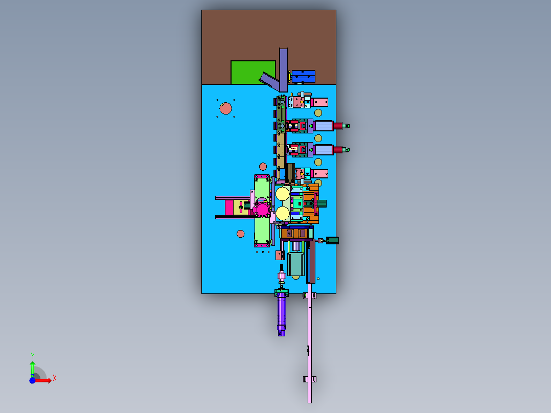 VGA串口接头打螺丝机前视图