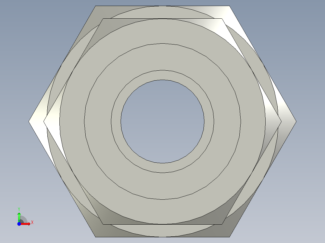 卡套式工业通用硬管接头6-4_trbu-s前视图