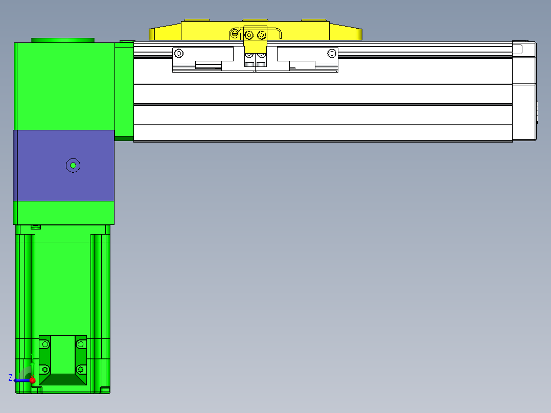 GTA内嵌同步带全封闭GTA8-MD-60步进右视图
