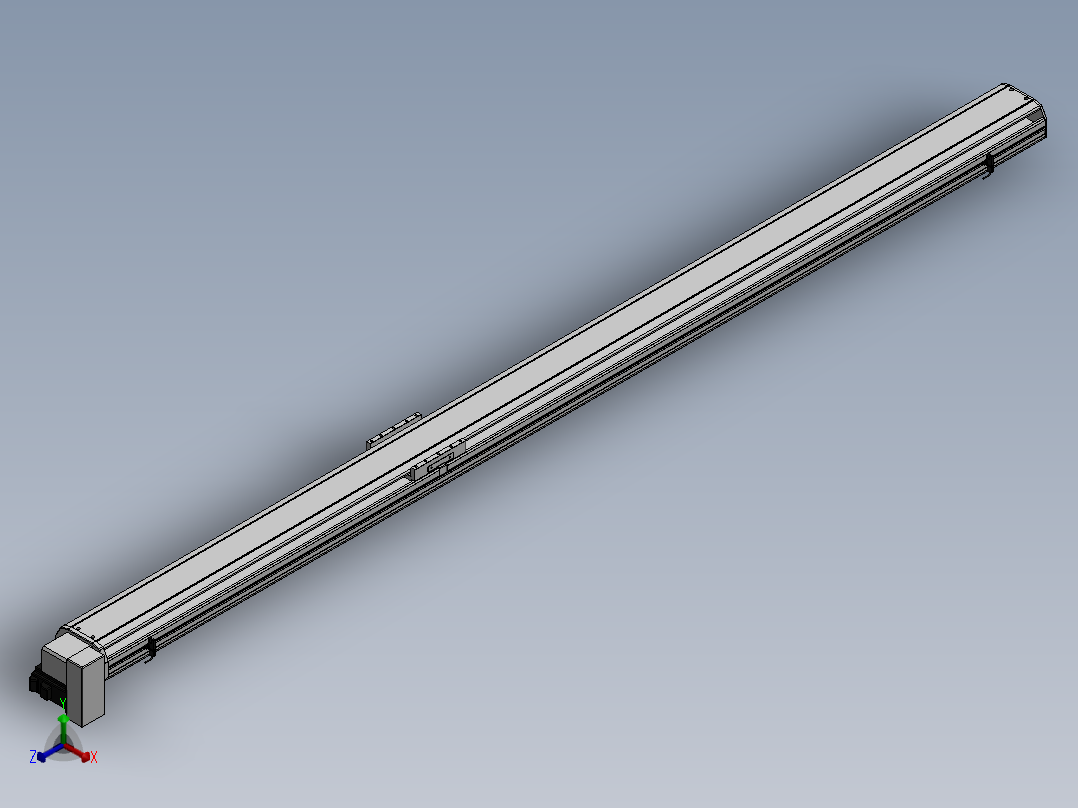 精密模组MT140-L110-2300-RD-M40-C4正等轴测图