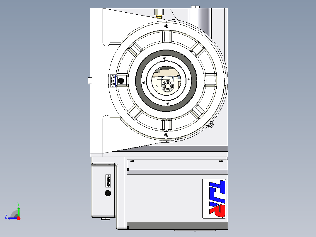 拐轴-OP.20-数控气动夹具右视图