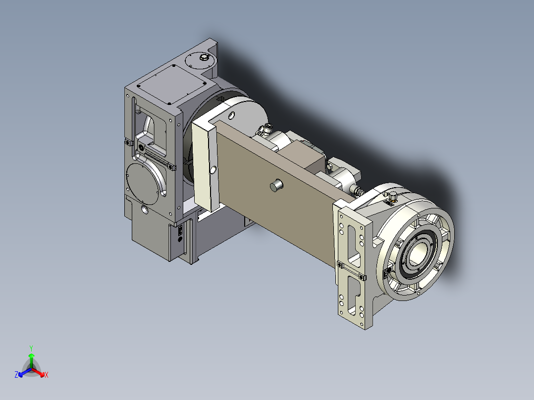 拐轴-OP.20-数控气动夹具正等轴测图