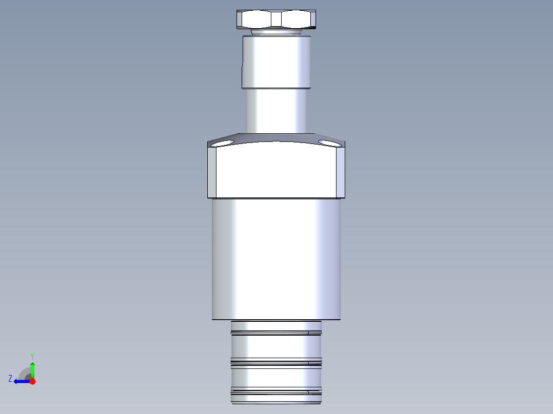 KOSMEKLHA0750-GRM多系列多零件图纸模型右视图