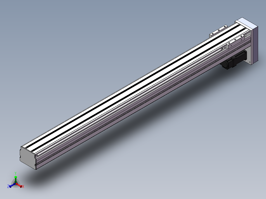 精密模组MY80S-T10-900L-P10B-BM-C4正等轴测图