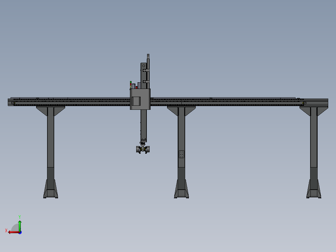 50KG桁架机械手后视图