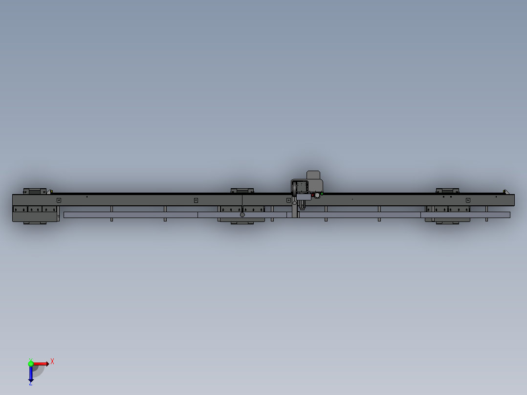 50KG桁架机械手俯视图