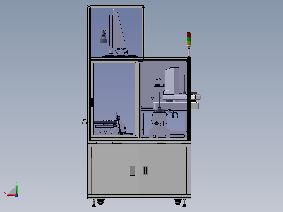 测试机－方案2（前）后视图