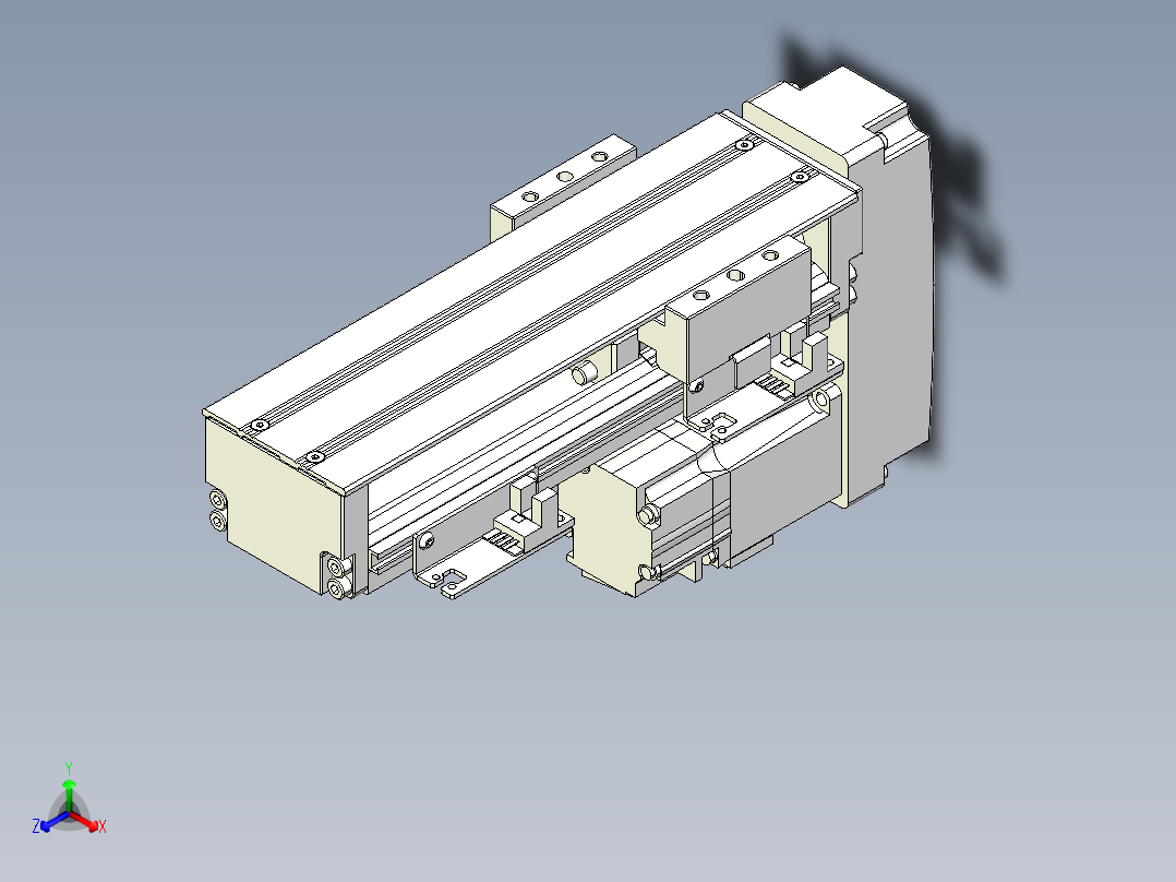 钢基模组-TPA-KNR-6005C-200A1-MP-H1S2正等轴测图