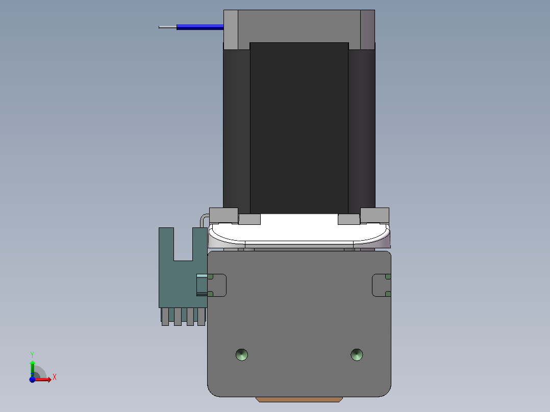 MTB同步带半封闭MTB5-32-BW-42 前视图