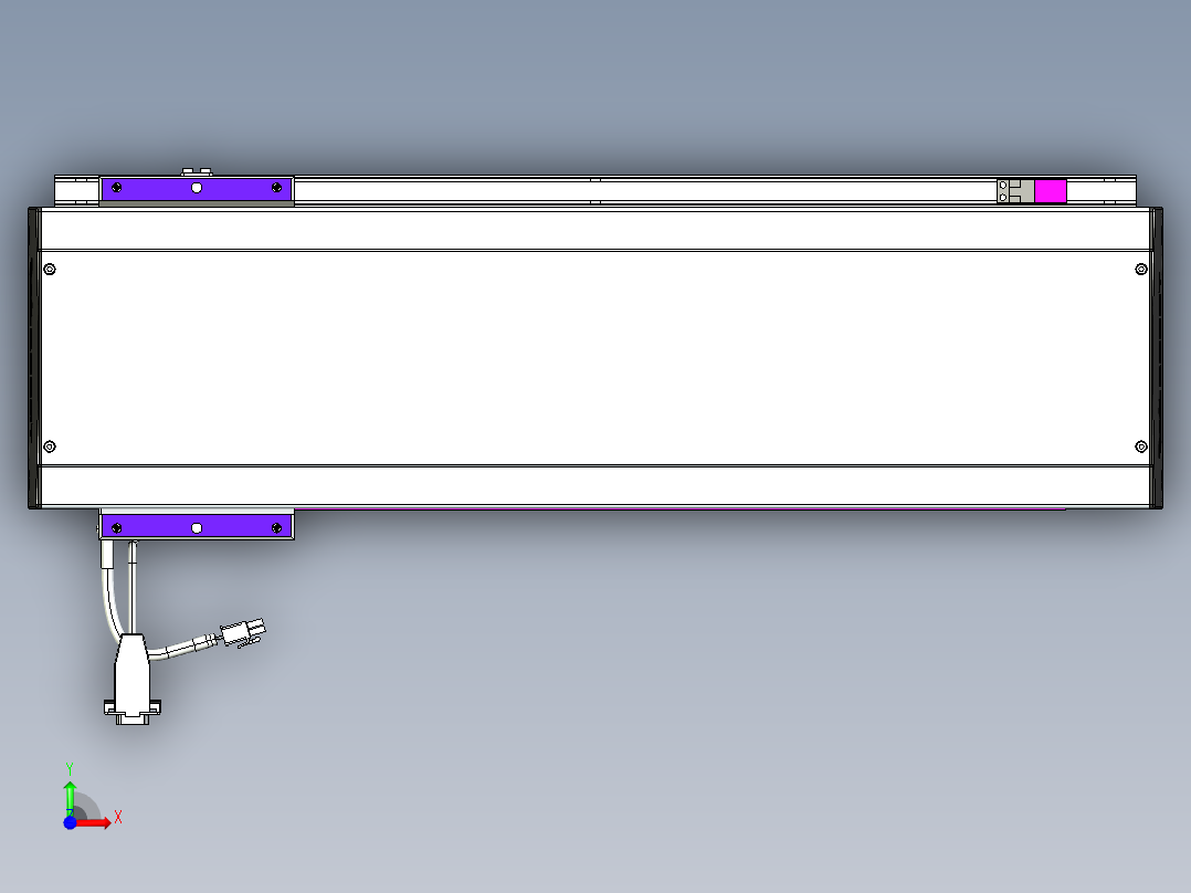 威洛博VL系列3d模型模组VL17E1Y-S450前视图