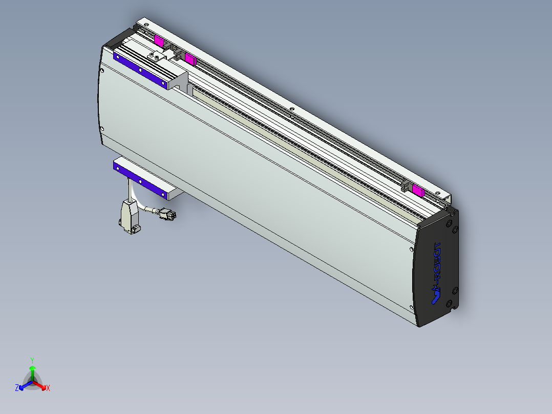威洛博VL系列3d模型模组VL17E1Y-S450正等轴测图