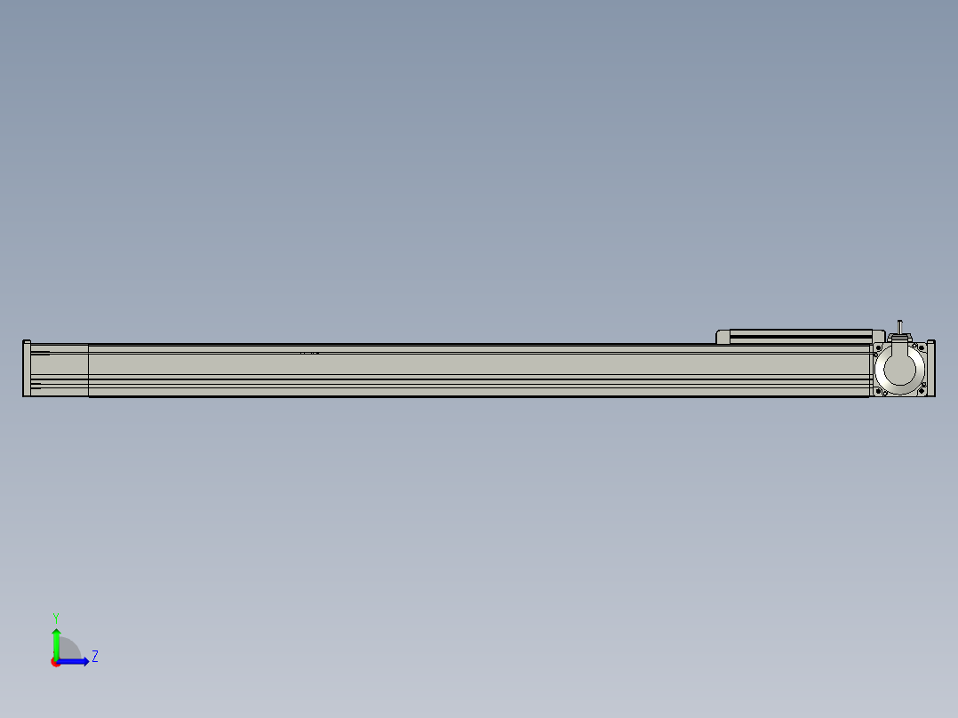 欧规系列-LB8-L150-S950-BR-ZP75-C3左视图