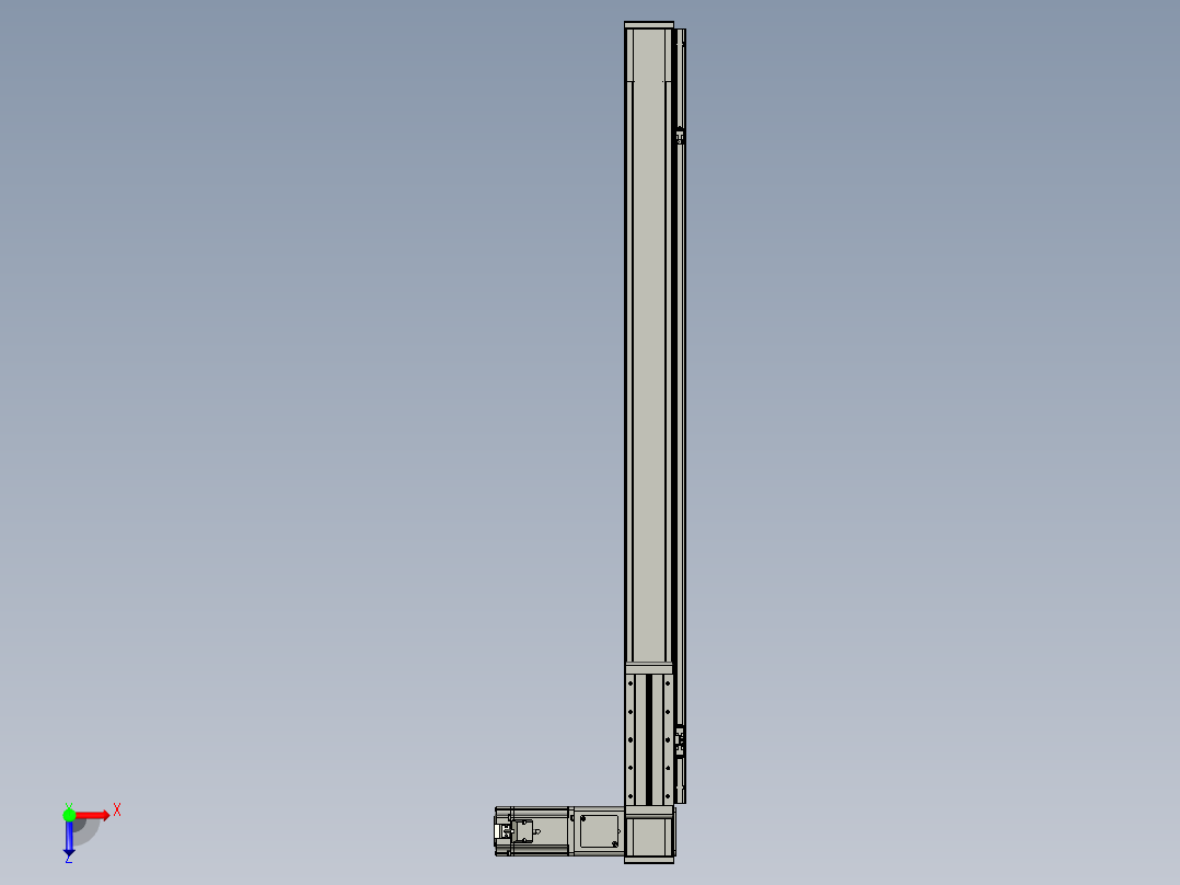 欧规系列-LB8-L150-S950-BR-ZP75-C3俯视图