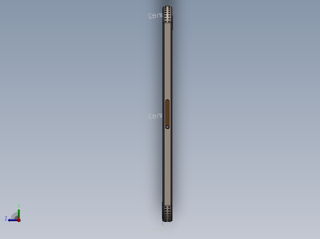 hone6 手机模型右视图
