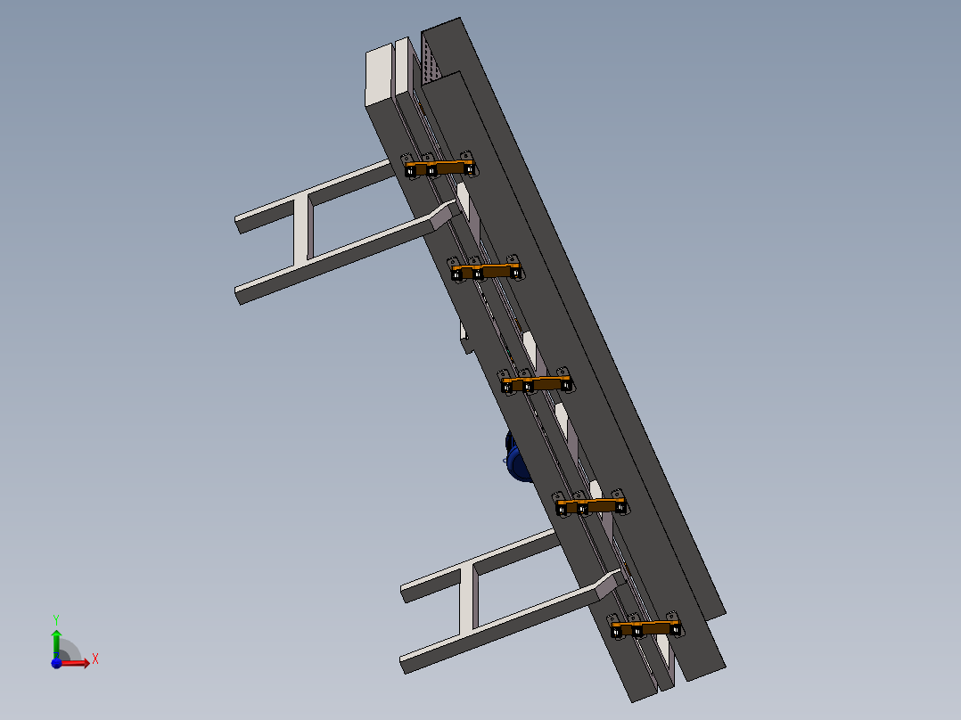 振动输送机前视图
